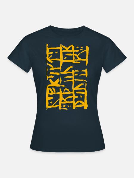 Runen - Frauen T-Shirt - Navy