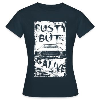 RUSTY BUT ALIVE - T-shirt Femme - marine - Devant - AI Model Female 172 dark (172cm)