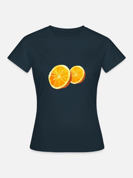 Fruit de fruits orange Fruit 2 - T-shirt Femme - marine