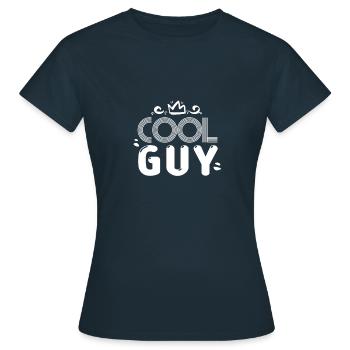 COOL COOL COOL COOL - T-shirt Femme - marine - Devant - AI Model Female 172 dark (172cm)