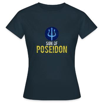 Poséidon - T-shirt Femme - marine - Devant - AI Model Female 172 dark (172cm)