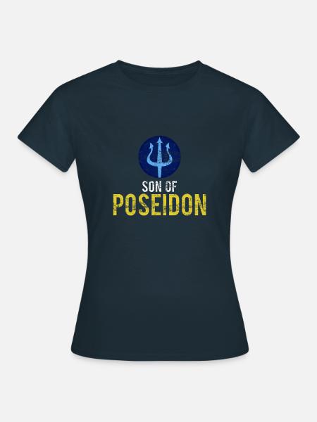 Poseidon - Frauen T-Shirt - Navy