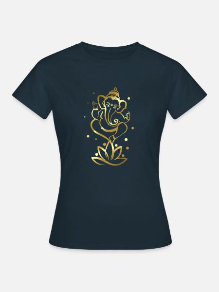 Ganesha - Frauen T-Shirt - Navy