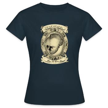 Let Them Die - T-shirt Femme - marine - Devant - AI Model Female 172 dark (172cm)