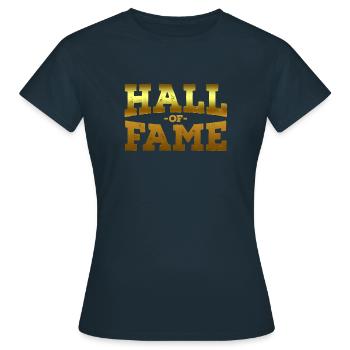 Hall Of Fame - Women's T-Shirt - navy - Front - AI Model Female 172 dark (172cm)
