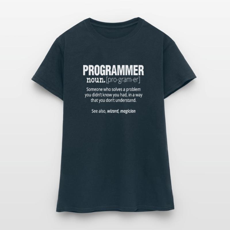 Programmer Noun Funny Software Engineer Coder Women's T-Shirt