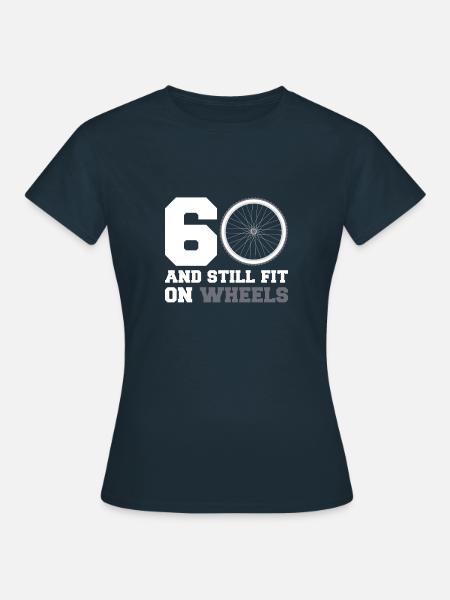 Jaren '60 60 fietser cadeau - Vrouwen T-shirt - navy