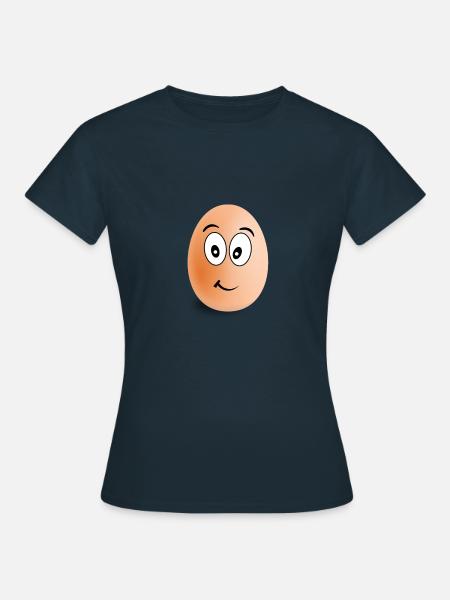 EI - EGG - Frauen T-Shirt - Navy