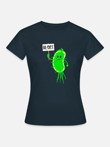 Microbiology Virus Gene Biology Teacher - Frauen T-Shirt - Navy