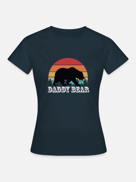 Papa Bär, Papa Weihnachtsgeschenk, Weihnachtsgeschenke - Frauen T-Shirt - Navy