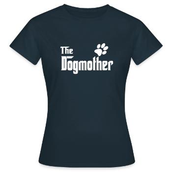 the dogmother hund hunde - Frauen T-Shirt - Navy - Vorne - AI Model Female 172 dark (172cm)
