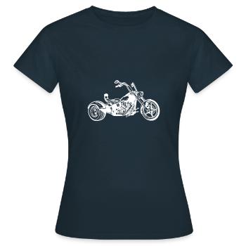 Tricycle - T-shirt Femme - marine - Devant - AI Model Female 172 dark (172cm)