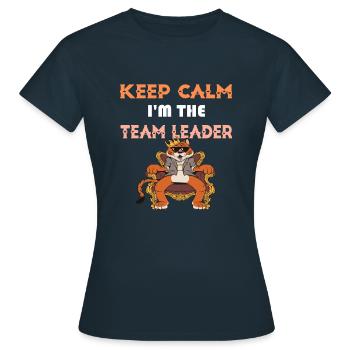 Teamleader Group Leader - Women's T-Shirt - navy - Front - AI Model Female 172 dark (172cm)