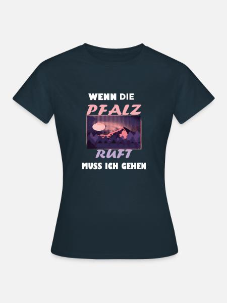 PFALZ PFÄLZER - Frauen T-Shirt - Navy