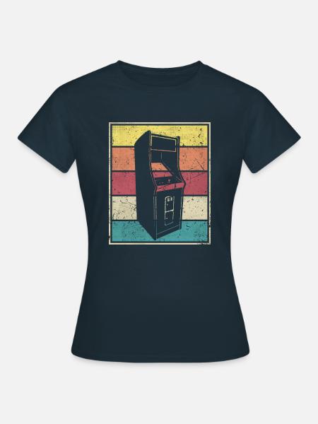 Arcade-Maschine - Frauen T-Shirt - Navy