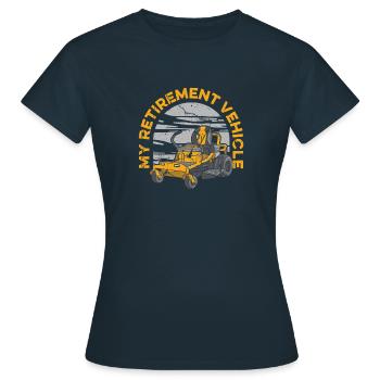 Lawn Mower Lawn Mower Garden - Women's T-Shirt - navy - Front - AI Model Female 172 dark (172cm)