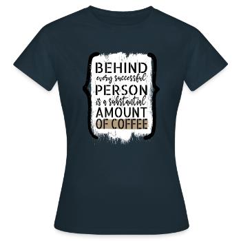 birthday present present gift idea cool statement - Women's T-Shirt - navy - Front - AI Model Female 172 dark (172cm)