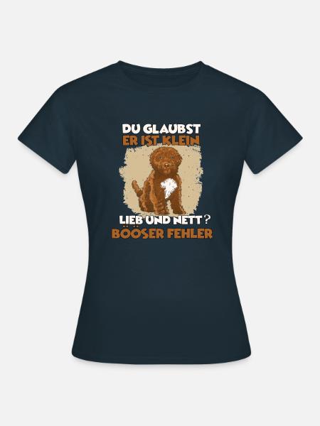 Cockapoo Geschenk Pudel Hundeliebhaber Cockapoo - Frauen T-Shirt - Navy