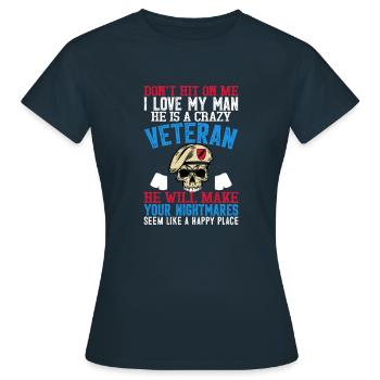 American Veterans America USA Fight - Women's T-Shirt - navy - Front - AI Model Female 172 dark (172cm)
