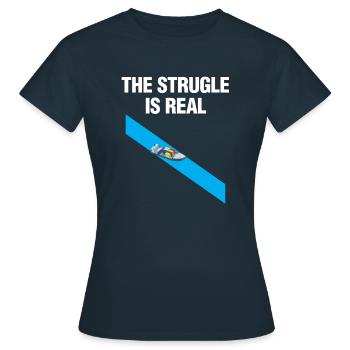 Suez Canal Funny The Struggle Is Real - Women's T-Shirt - navy - Front - AI Model Female 172 dark (172cm)