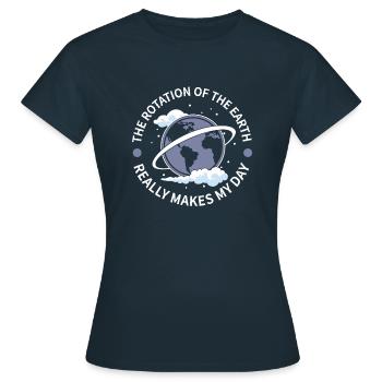 Earth Day Earthday Environmental Protection Environment Nature - Women's T-Shirt - navy - Front - AI Model Female 172 dark (172cm)
