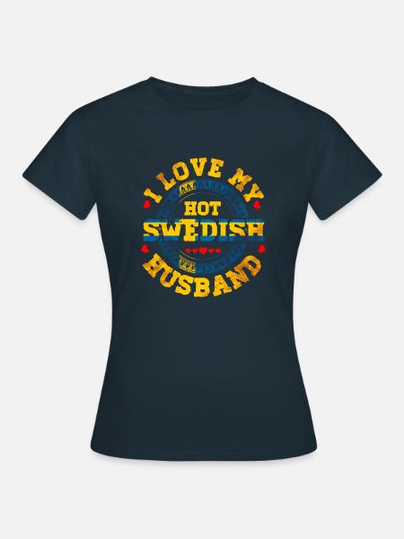 Schweden Ehemann - Frauen T-Shirt - Navy