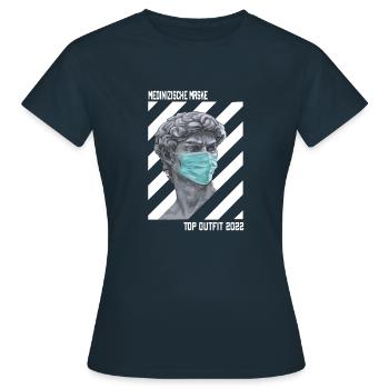 Halloween Kostüm - Alles für dein Spuk Outfit - Frauen T-Shirt - Navy - Vorne - AI Model Female 172 dark (172cm)