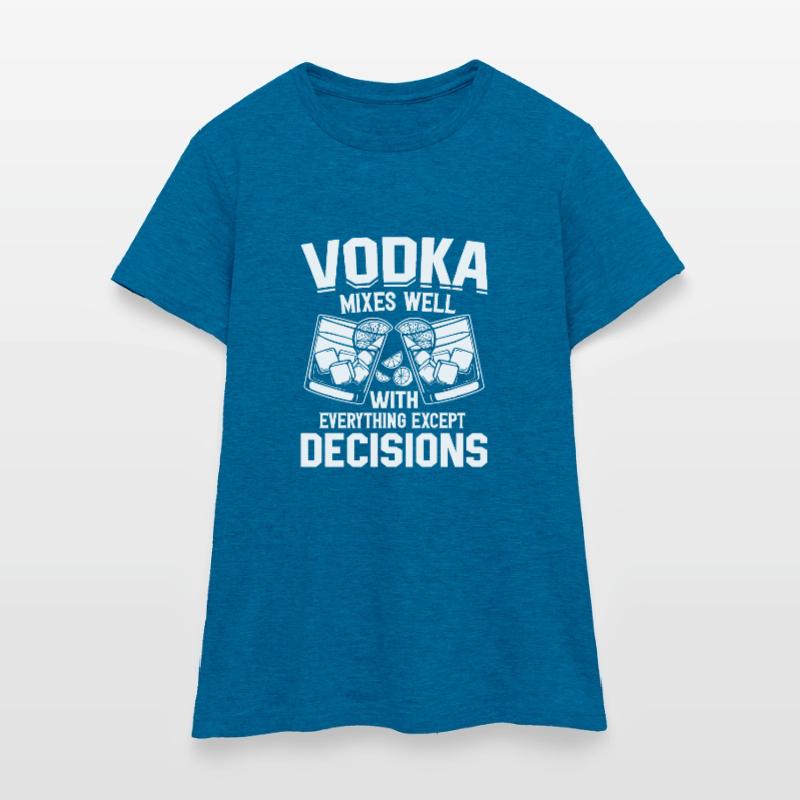 Alcohol is a solution - vodka for drinking lovers Women's T-Shirt