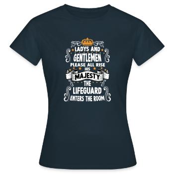 Sauveteur T Citation Sauveteur - T-shirt Femme - marine - Devant - AI Model Female 172 dark (172cm)