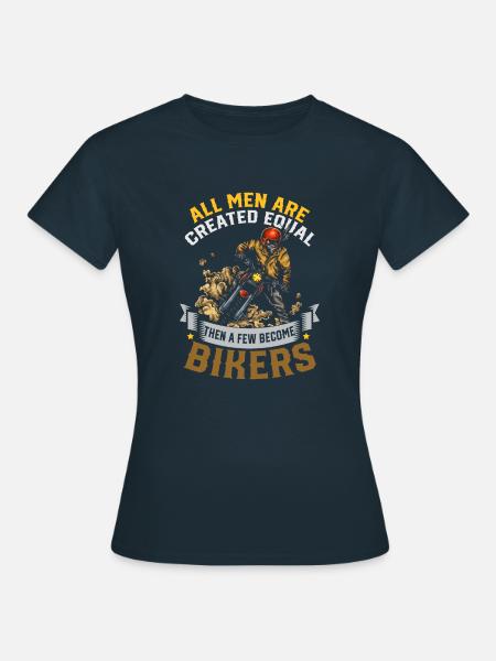 Biker - Frauen T-Shirt - Navy