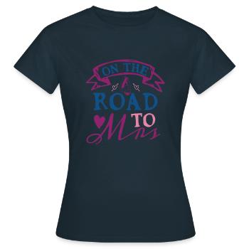 Sur la route de Mme - T-shirt Femme - marine - Devant - AI Model Female 172 dark (172cm)