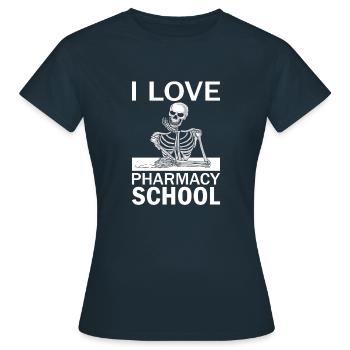 Médicament Médicament Technicien pharmaceutique Pharmacien - T-shirt Femme - marine - Devant - AI Model Female 172 dark (172cm)