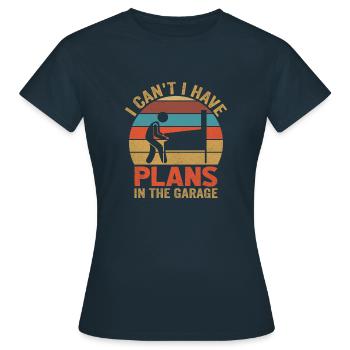 Retro Vintage Arcade Spiel Liebhaber Pinball Masch - Frauen T-Shirt - Navy - Vorne - AI Model Female 172 dark (172cm)