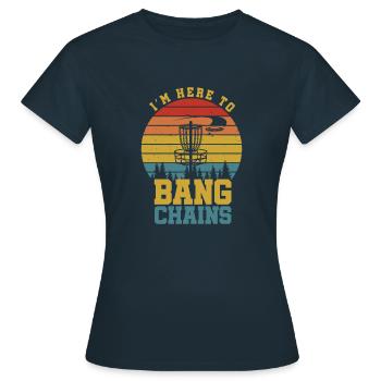 Lanceur de disque sport jeu amateurs de disque lancer de disque - T-shirt Femme - marine - Devant - AI Model Female 172 dark (172cm)