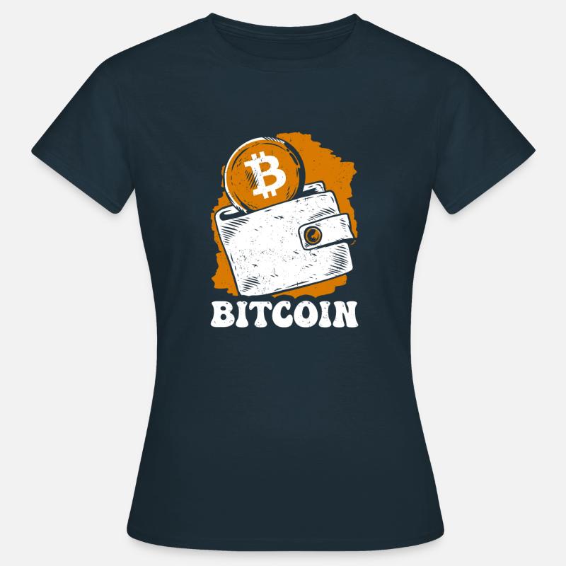 Bitcoin - Women's T-Shirt - navy