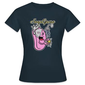 Soap Opera - Women's T-Shirt - navy - Front - AI Model Female 172 dark (172cm)
