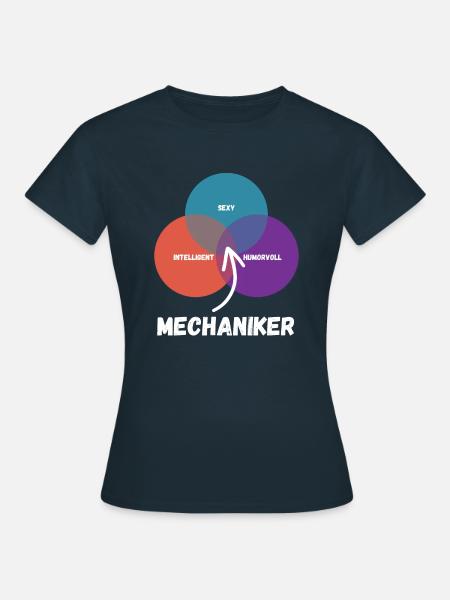 Mechaniker - Frauen T-Shirt - Navy