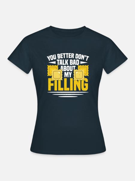 Ravioli-Füllung - Frauen T-Shirt - Navy