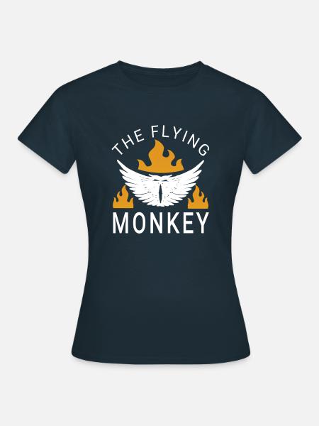 Flying monkey - Frauen T-Shirt - Navy