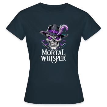 MURMURE MORTEL - T-shirt Femme - marine - Devant - AI Model Female 172 dark (172cm)