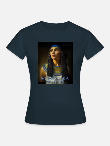 Cleopatra Queen of Egypt - Frauen T-Shirt - Navy