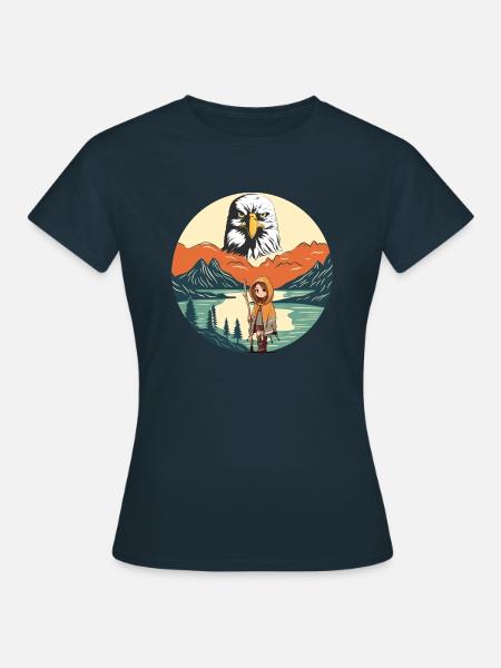 Berg - Frauen T-Shirt - Navy