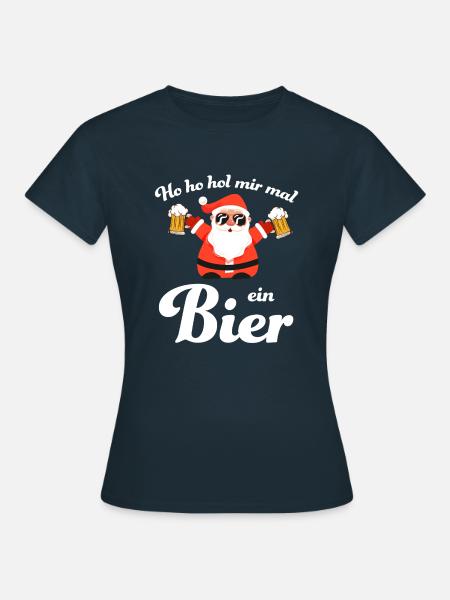 bier10 Zeichenfläche 1 - Frauen T-Shirt - Navy