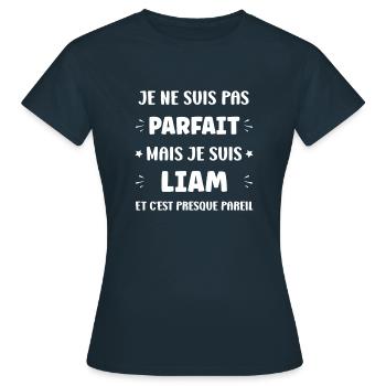 Liam - T-shirt Femme - marine - Devant - AI Model Female 172 dark (172cm)