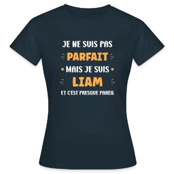 Liam - T-shirt Femme - marine - Devant - AI Model Female 172 dark (172cm)