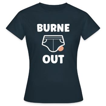 Slip - T-shirt Femme - marine - Devant - AI Model Female 172 dark (172cm)