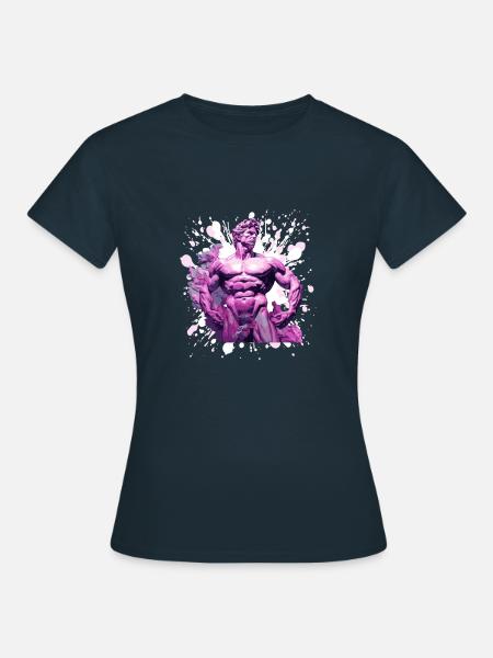Bodybuilding Gym - Frauen T-Shirt - Navy