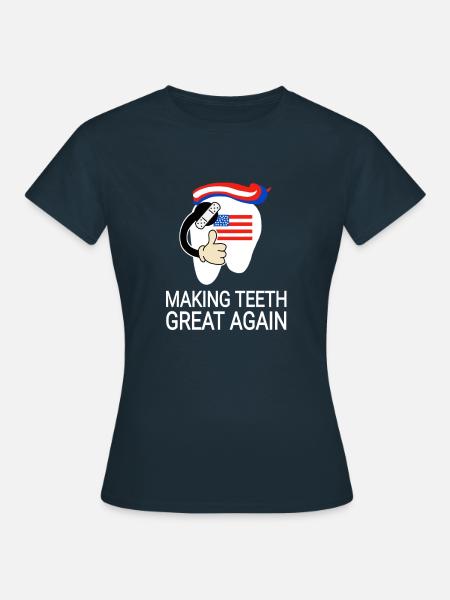 Zahnarzthelferinnen - Frauen T-Shirt - Navy