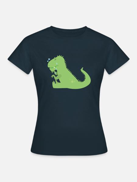 Dino - Frauen T-Shirt - Navy