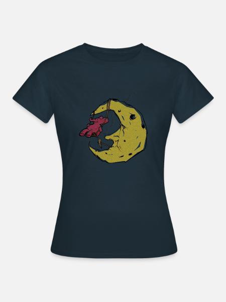 Moon - Frauen T-Shirt - Navy